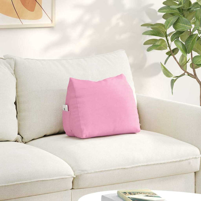 Rygpude Lyserød 45 x 20 x 35 cm Stof