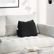 Rygpude Sort 45 x 20 x 35 cm Velourstof