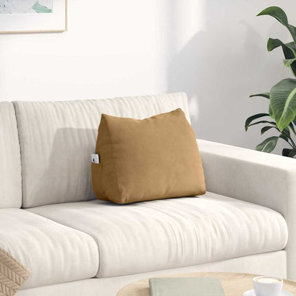 Rygpude Brun 45 x 20 x 35 cm Velourstof