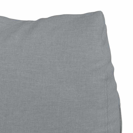 Rygpude Lysegrå 60 x 20 x 50 cm Stof