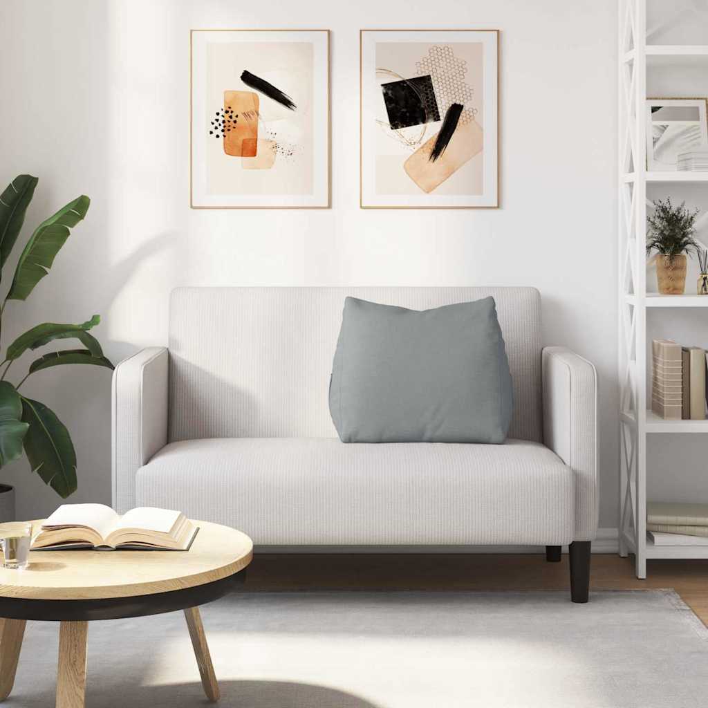 Rygpude Lysegrå 60 x 20 x 50 cm Stof