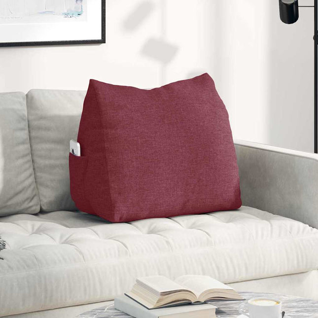 Rygpude Vinrød 60 x 20 x 50 cm Stof