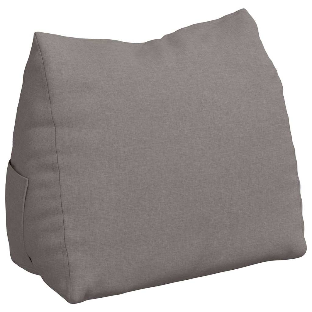 Rygpude Gråbrun 60 x 20 x 50 cm Stof
