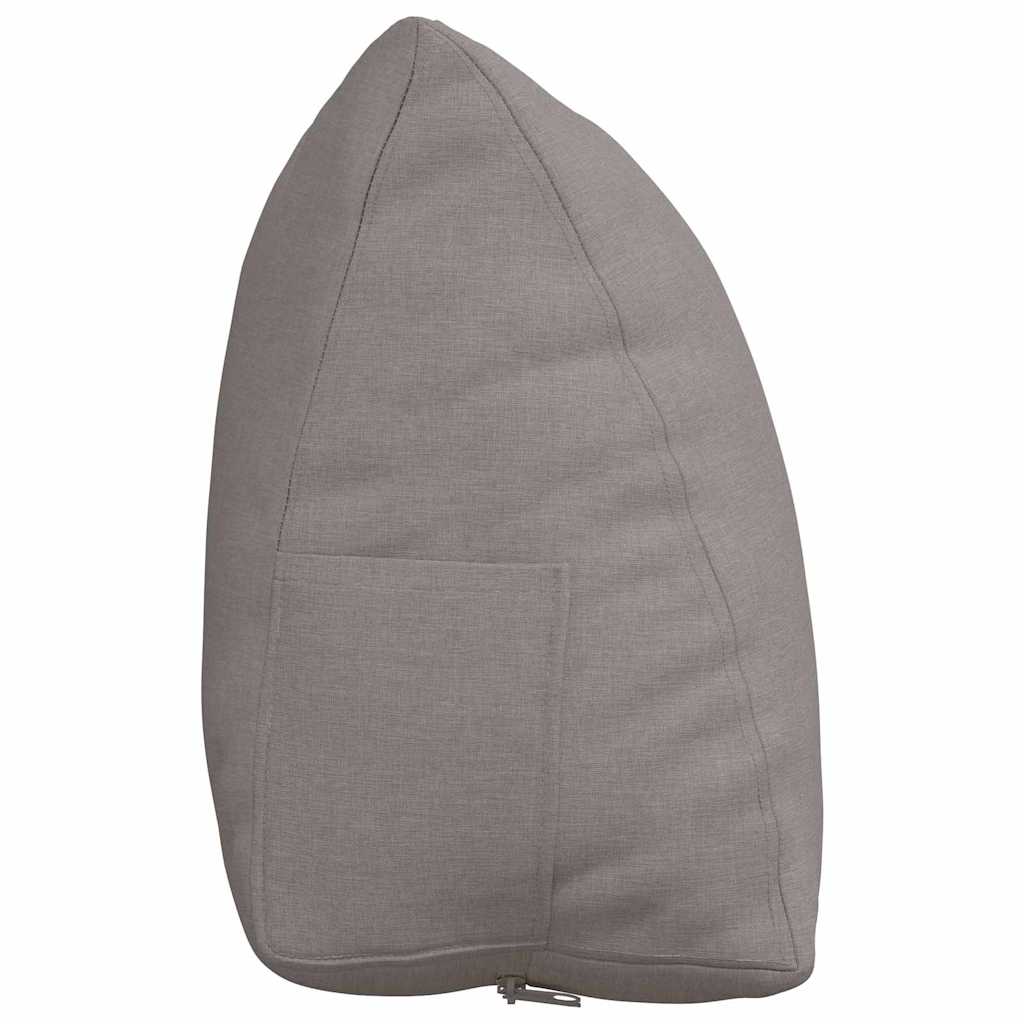 Rygpude Gråbrun 60 x 20 x 50 cm Stof