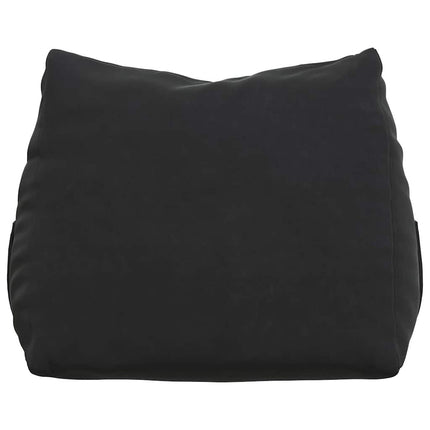 Rygpude Sort 60 x 20 x 50 cm Velourstof