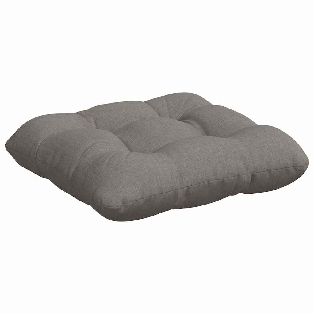 Sædepuder 4 pcs Gråbrun 45 x 45 x 12 cm Stof