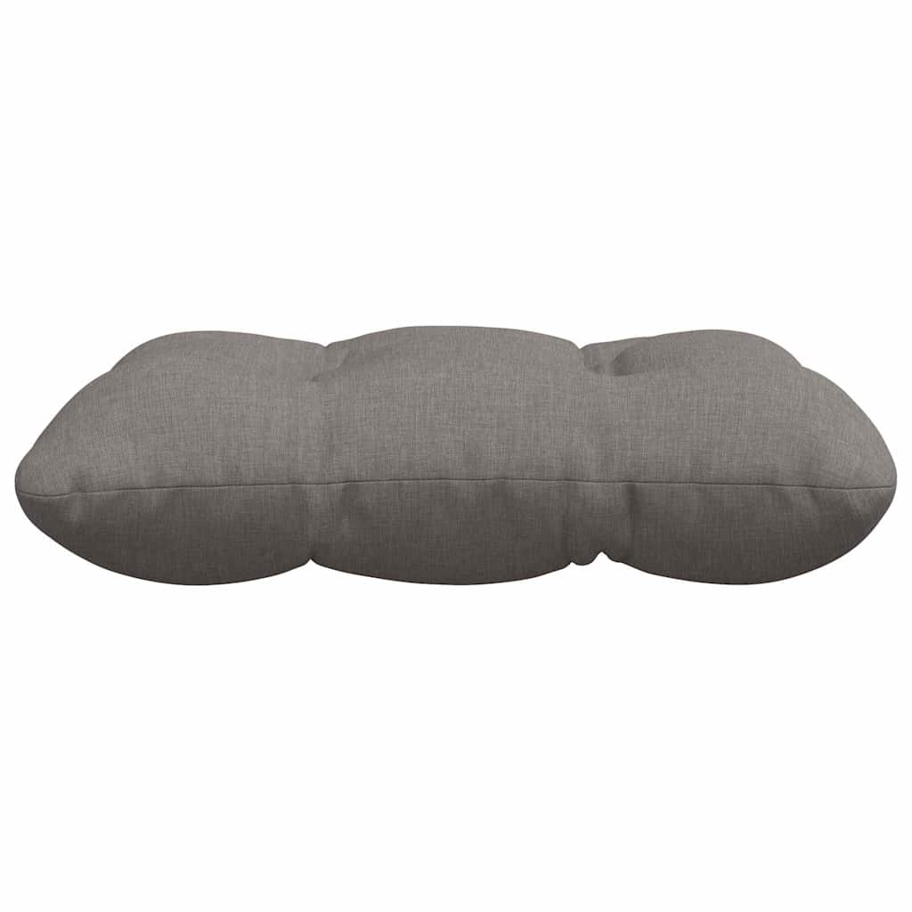 Sædepuder 4 pcs Gråbrun 45 x 45 x 12 cm Stof