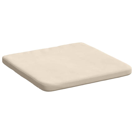 Sædepuder 4 pcs Beige 40 x 40 x 3 cm Mikrofiberstof