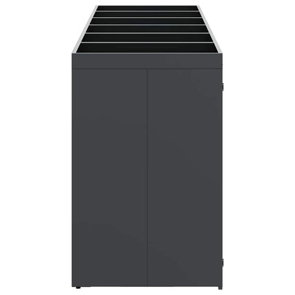 Wheelie Bin Opbevaring til 6 Affaldscontainere Antracit
