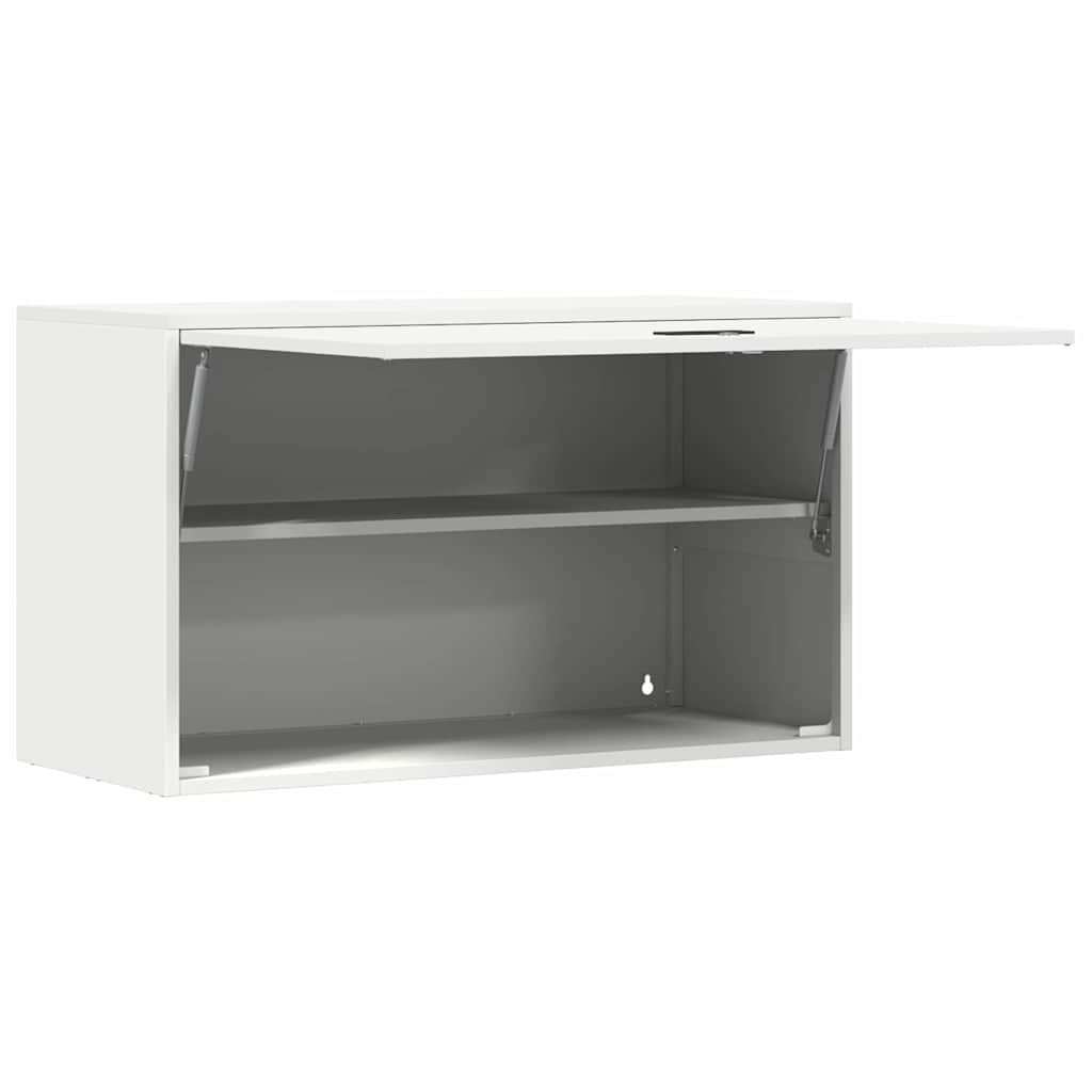 Vægbeslag til Garage Hvid 90 x 40 x 53 cm Pulverlakeret stål