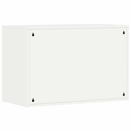 Vægbeslag til Garage Hvid 80 x 40 x 53 cm Pulverlakeret stål