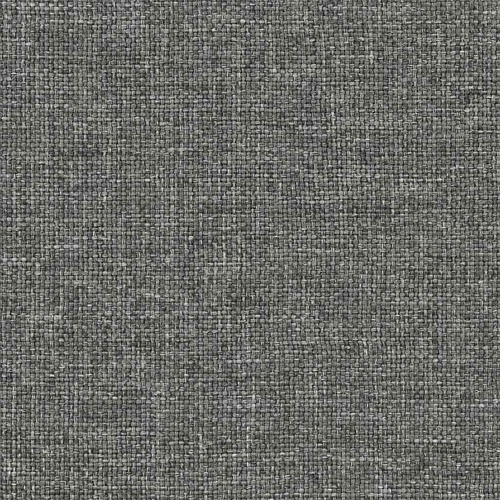 Polstret sengegavl Hvid og Lys Grå 150 cm Massiv fyrretræ