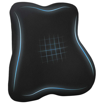 Rygpude Sort Memory Skum 40 x 40 x 11 cm