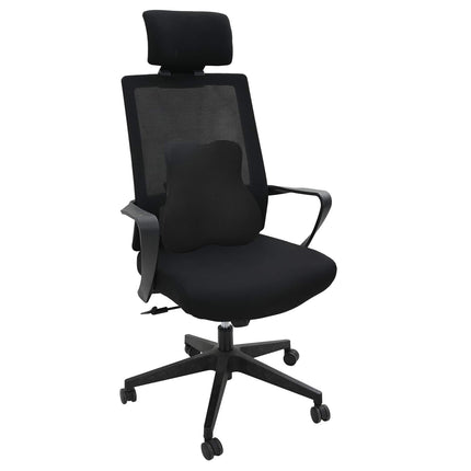 Rygpude Sort Memory Skum 40 x 40 x 11 cm