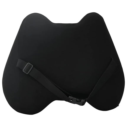 Rygpude Sort Memory Skum 40 x 32 x 13 cm