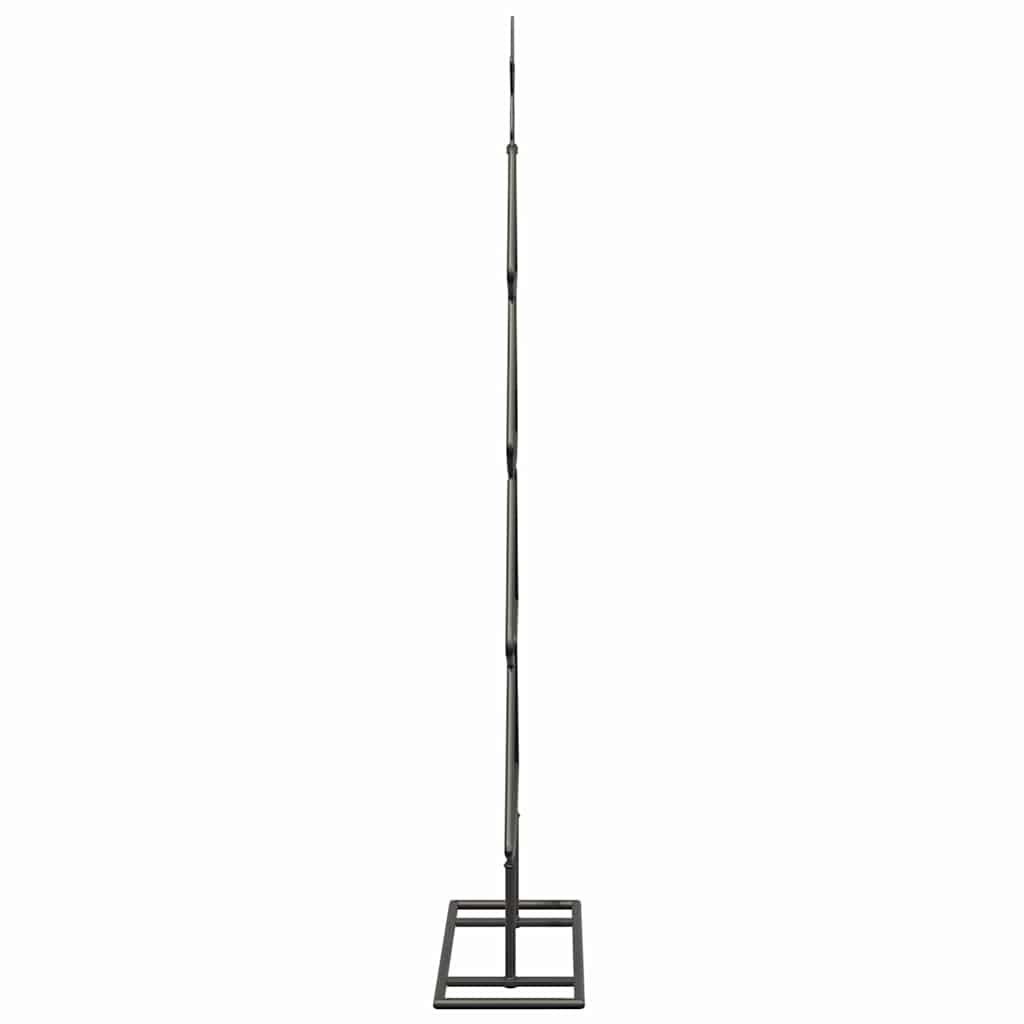 Metal juletræ med stativ Sort 90,5 cm Stål