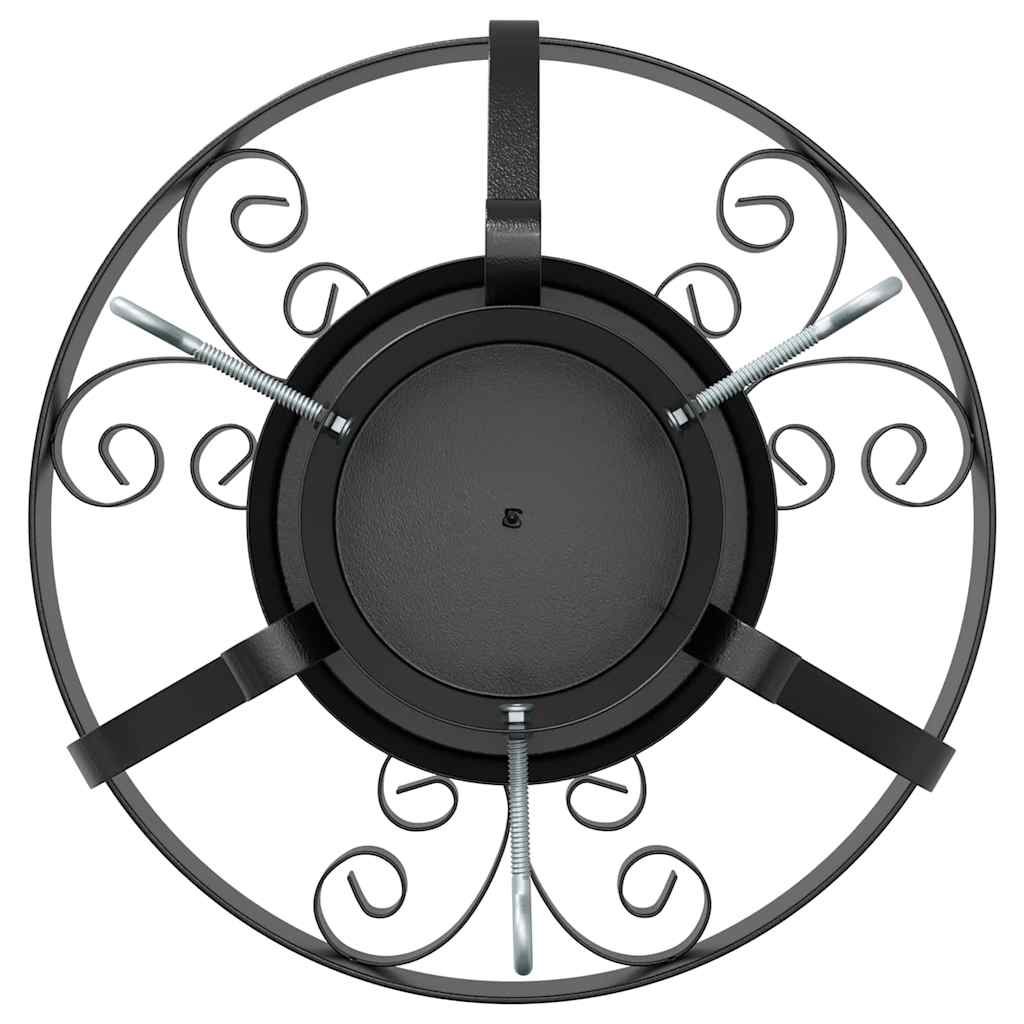 Juletræfod Sort 40 x 40 x 21 cm Stål