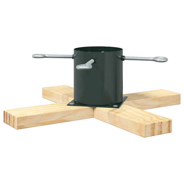 Juletræfod 1.73 Grøn 50 x 50 x 16 cm Massiv fyrretræ
