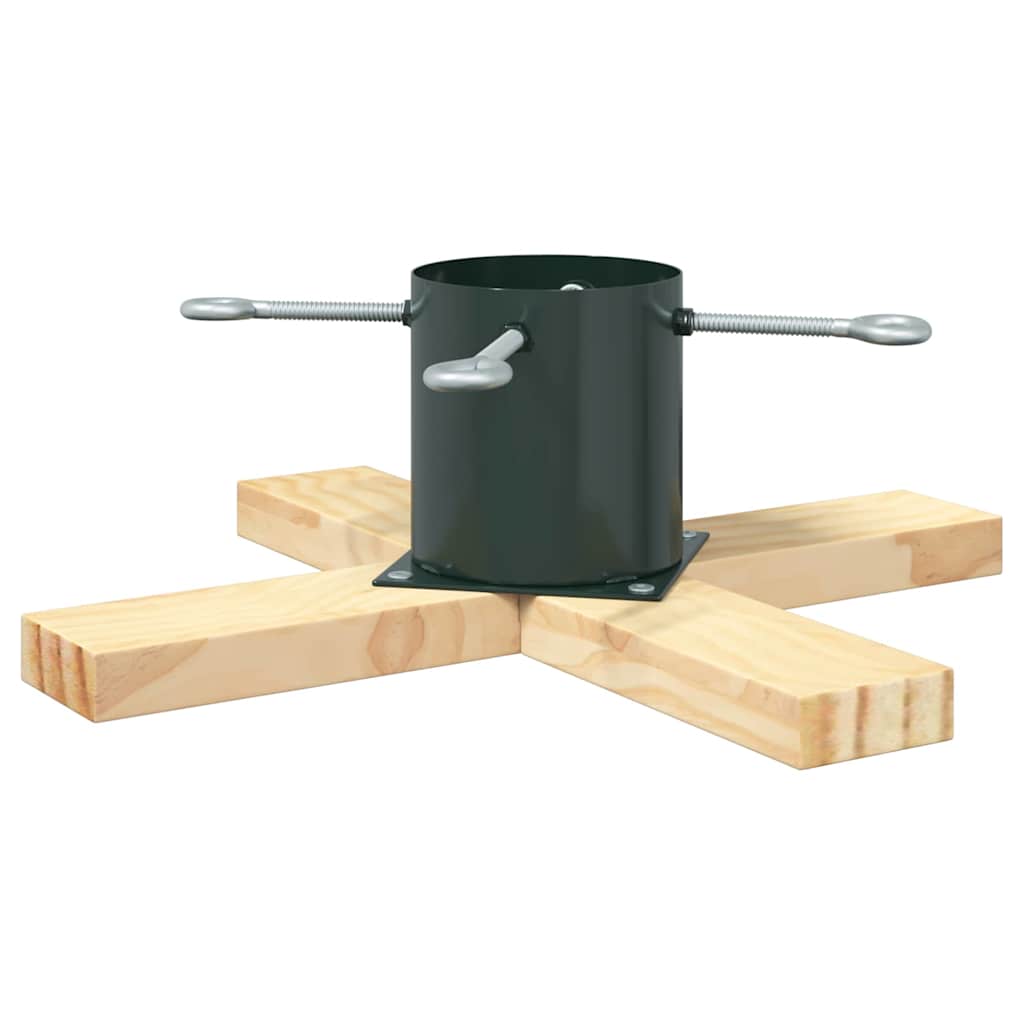 Juletræfod 1.73 Grøn 50 x 50 x 16 cm Massiv fyrretræ