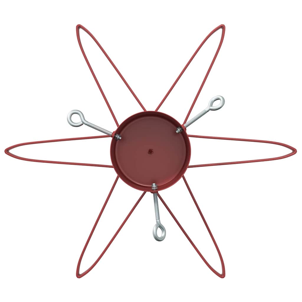 Juletræfod 1.73 med vandtank Rød 49 x 49 x 15,5 cm Stål