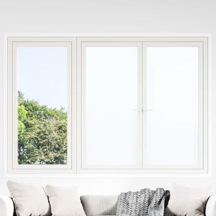 Statisk Vinduesfilm Frostet hvid 45 x 1000 cm PVC