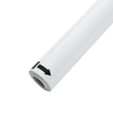 Statisk Vinduesfilm Frostet hvid 90 x 2000 cm PVC