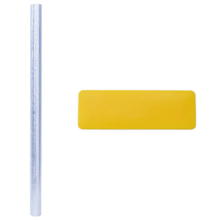 Statisk Vinduesfilm Transparent 90 x 1000 cm PVC