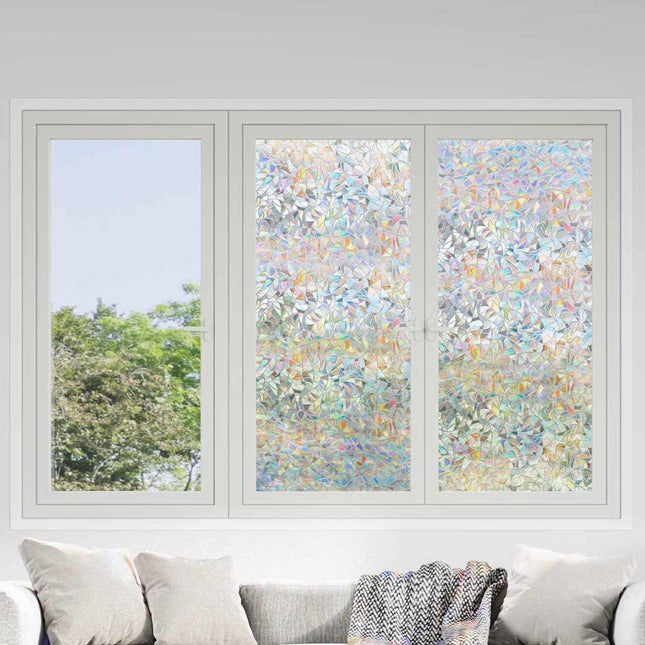 Statisk Vinduesfilm Transparent 90 x 1000 cm PVC