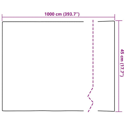 Selvklæbende Vinduesfolie Frostet grå 45 x 1000 cm PVC