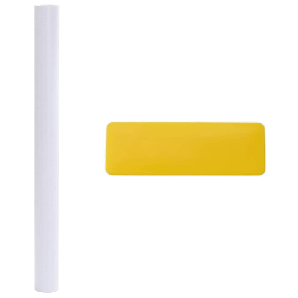 Selvklæbende Vinduesfolie Frostet grå 90 x 500 cm PVC