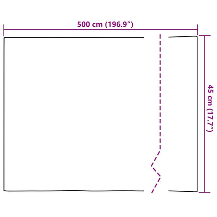 Selvklæbende Vinduesfolie Frostet hvid 45 x 500 cm PVC