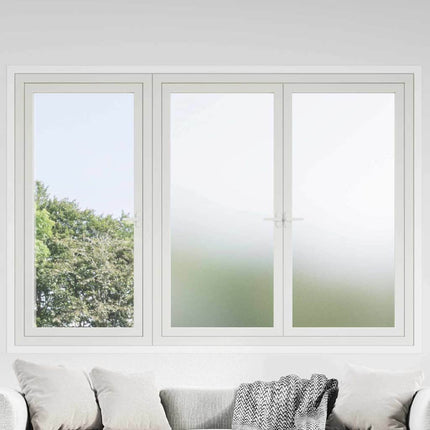 Selvklæbende Vinduesfolie Frostet hvid 90 x 2000 cm PVC