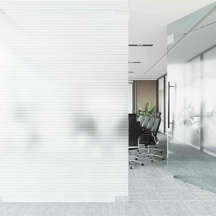 Selvklæbende Vinduesfolie Frostede striber 60 x 500 cm PVC