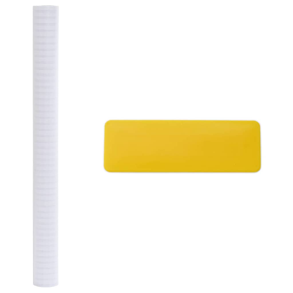 Selvklæbende Vinduesfolie Frostede striber 90 x 500 cm PVC