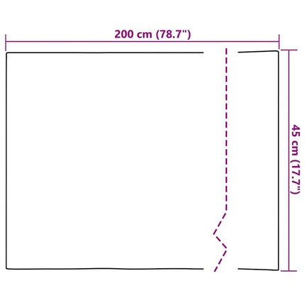 Selvklæbende Spejl Film 45 x 200 cm 2 stk. Sølv PET