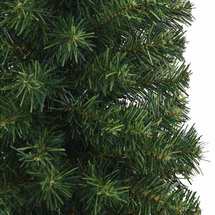 Kunstigt juletræ med stativ Grøn 180 cm PVC og Stål og Plastik
