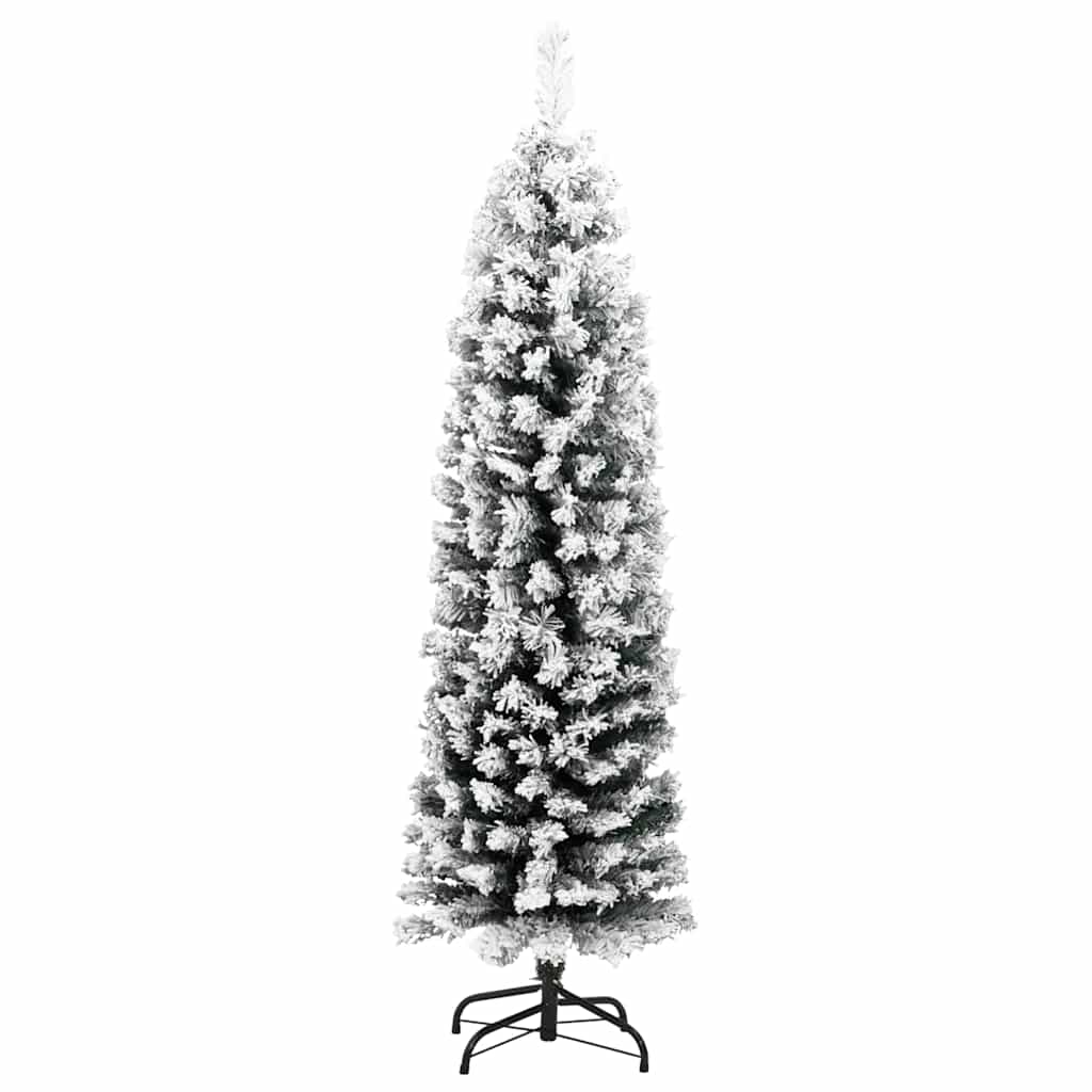 Kunstigt juletræ med stativ Grøn 150 cm PVC og Stål og Plastik