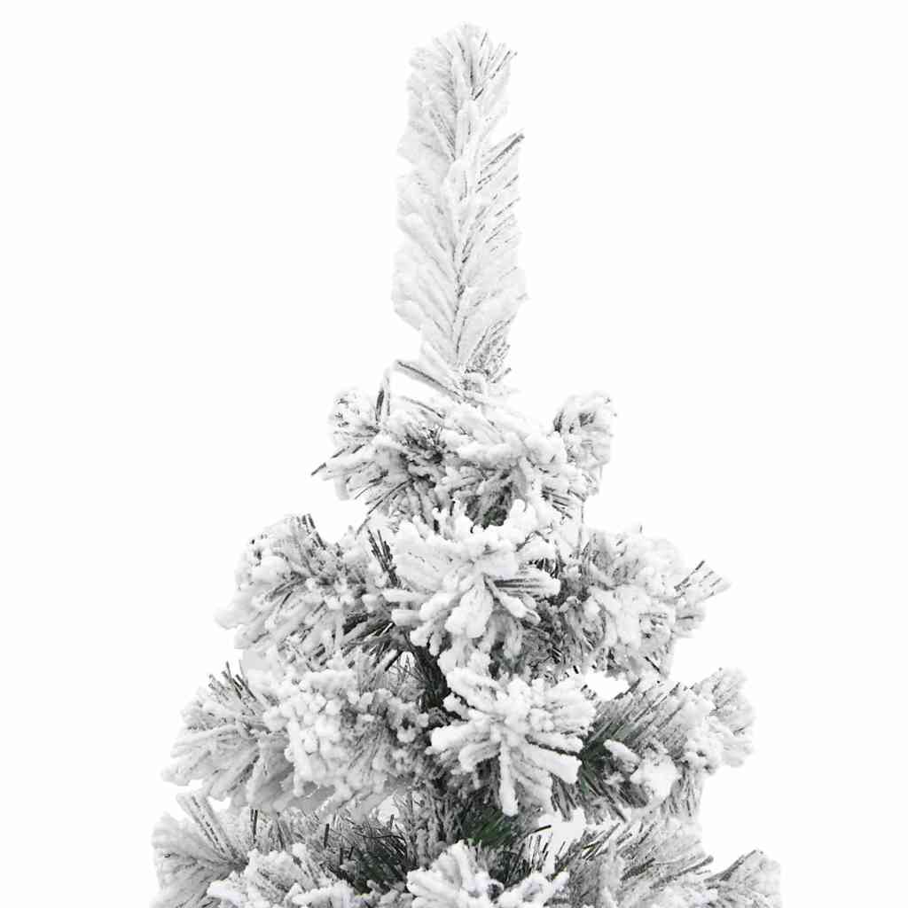 Kunstigt juletræ med stativ Grøn 210 cm PVC og Stål og Plastik