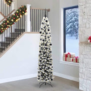 Kunstigt juletræ med stativ Grøn 240 cm PVC og Stål og Plastik