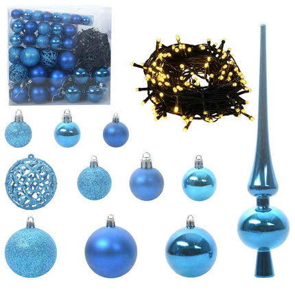 Kunstigt juletræ Grøn og hvid 210 cm PVC og metal og plast