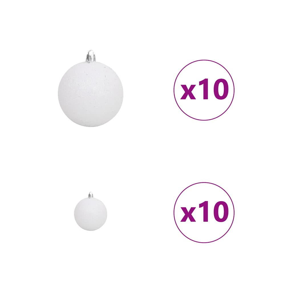 Kunstigt juletræ med stativ Grøn 240 cm PVC og plastik og stål
