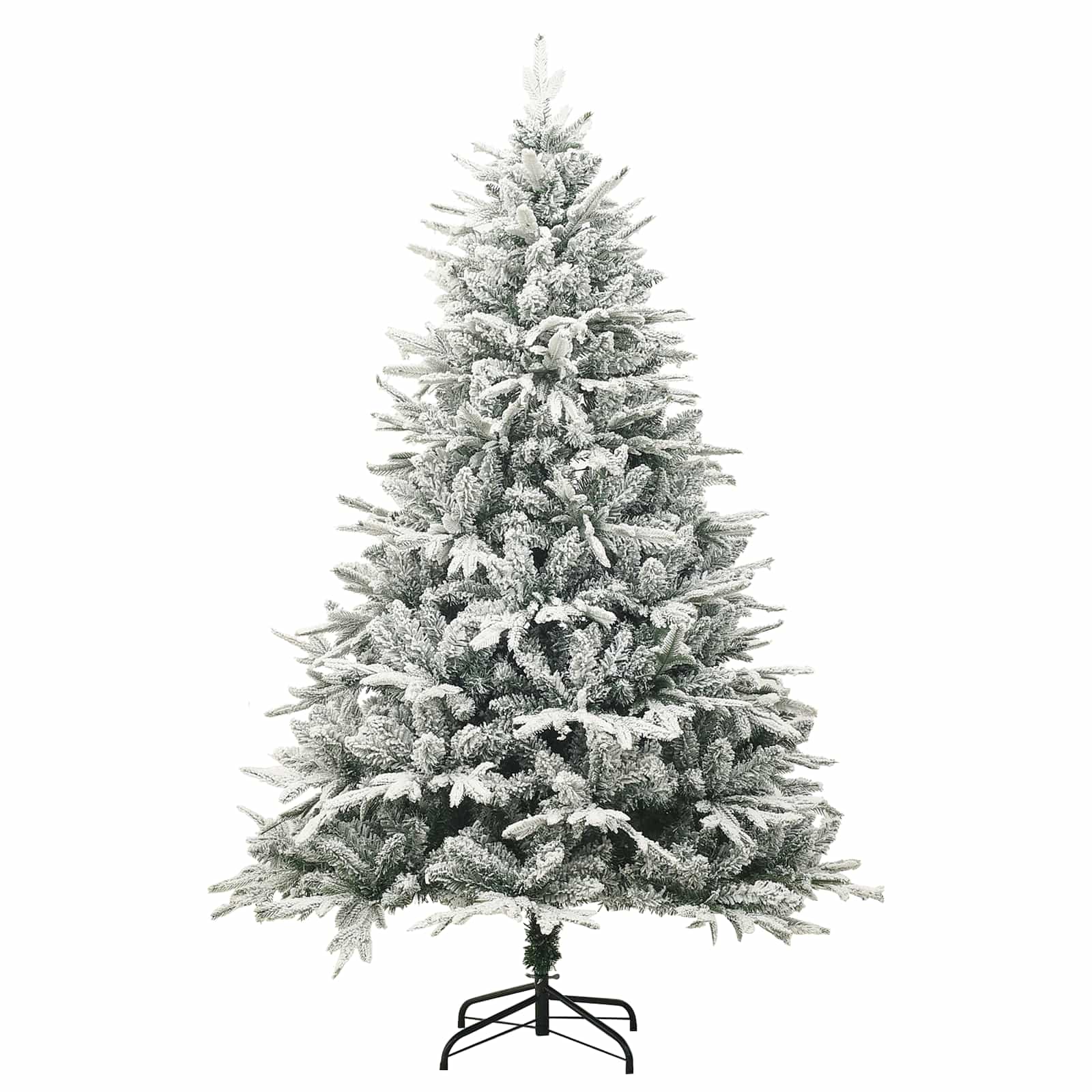 Kunstigt præ-dekoreret juletræ med kuglesæt Grøn 180 cm