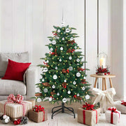 Kunstigt juletræ med stativ Grøn 150 cm PVC og metal og plast