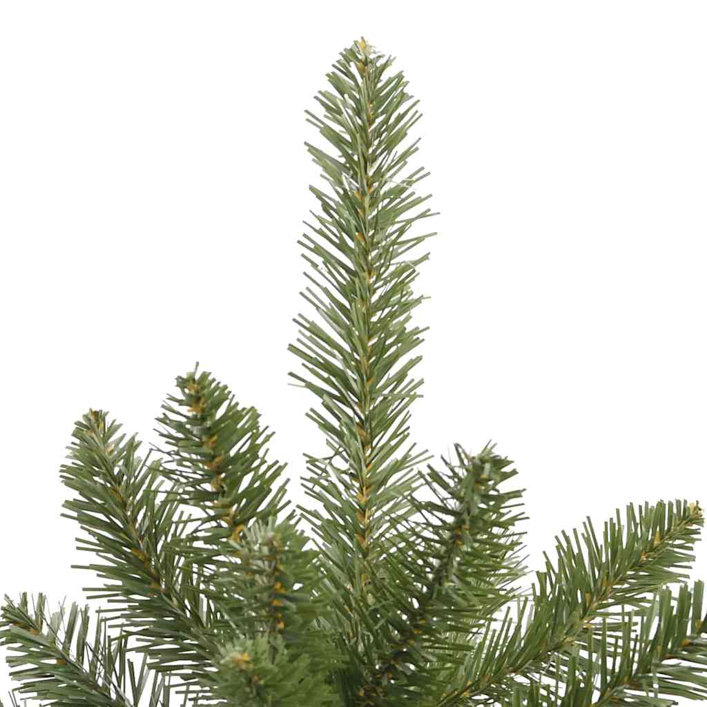 Kunstigt juletræ med 300 LED'er Grøn 300 cm PVC og metal