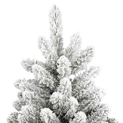 Kunstigt juletræ 210 cm 300 LED'er Varm hvid PVC og Stål