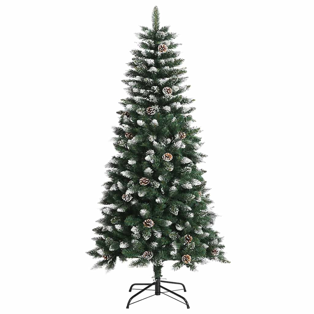 Kunstigt juletræ med stativ Grøn 120 cm PVC og plastik og stål