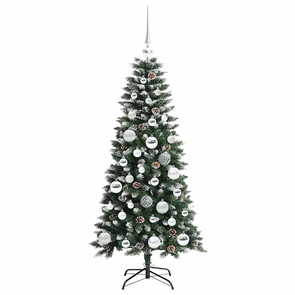 Kunstigt juletræ med stativ Grøn 120 cm PVC og plastik og stål