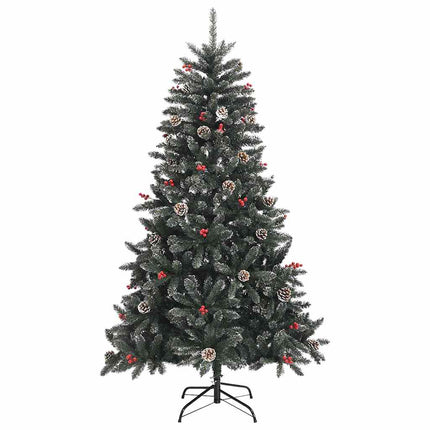 Kunstigt juletræ Grøn 150 cm PVC og plastik og stål