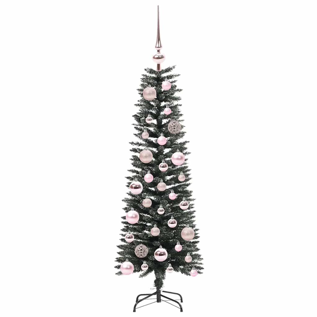 Kunstigt juletræ med stativ Grøn 120 cm PVC og plastik og stål