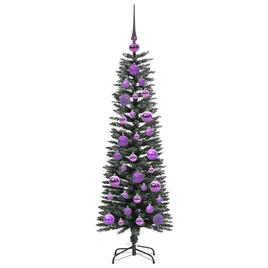 Kunstigt juletræ med stativ Grøn 120 cm PVC og plastik og stål